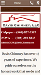 Mobile Screenshot of davischimney.com